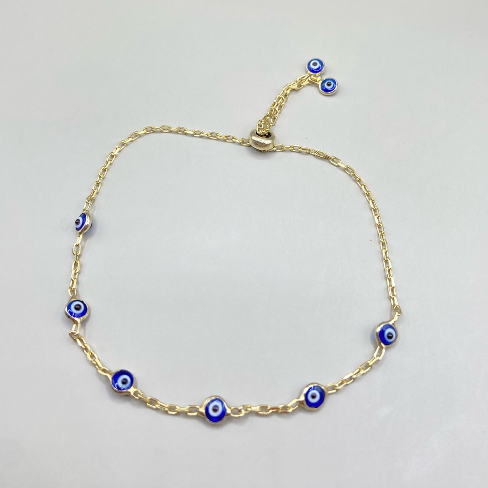 Gold Evil Eye Bracelet